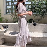 【華やぎシフォン】 花柄シフォンワンピース ワンピース | COCOMOMO | 詳細画像6 