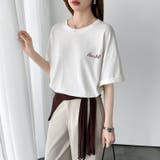 バックロゴオーバーTシャツ ロゴTシャツ Tシャツ | COCOMOMO | 詳細画像10
