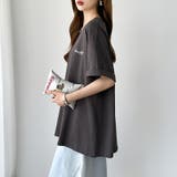 バックロゴオーバーTシャツ ロゴTシャツ Tシャツ | COCOMOMO | 詳細画像13