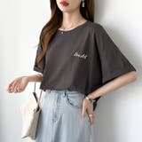 バックロゴオーバーTシャツ ロゴTシャツ Tシャツ | COCOMOMO | 詳細画像22