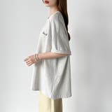 バックロゴオーバーTシャツ ロゴTシャツ Tシャツ | COCOMOMO | 詳細画像24