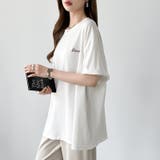 バックロゴオーバーTシャツ ロゴTシャツ Tシャツ | COCOMOMO | 詳細画像2