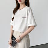 バックロゴオーバーTシャツ ロゴTシャツ Tシャツ | COCOMOMO | 詳細画像7