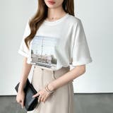 【大人女子の本命プリントT】 プリントTシャツ フォトプリントtシャツ | COCOMOMO | 詳細画像6 