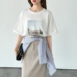 【大人女子の本命プリントT】 プリントTシャツ フォトプリントtシャツ | COCOMOMO | 詳細画像9 