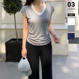 【一枚でレイヤード風】 ドッキングTシャツ タンクトップ | COCOMOMO | 詳細画像1 