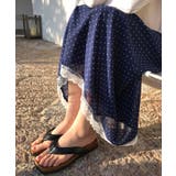 【ドット×レース】 裾レースドットスカート スカート | COCOMOMO | 詳細画像17