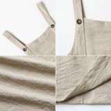 リネンライクな大人サロペット サロペットパンツ ワイドパンツ | COCOMOMO | 詳細画像16
