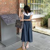 紐で絞れる デニムキャミワンピース デニムワンピース | COCOMOMO | 詳細画像9
