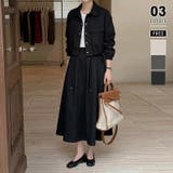 ブラック | 【ワンピース×ジャケットセット】 セットアップ ワンピース | COCOMOMO
