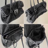 バックル×ヴィンテージ風の存在感 デニムショルダーバッグ デニムバッグ | COCOMOMO | 詳細画像21