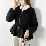 ふんわり大人フェミニン ペプラムバルーンブルゾン アウター | COCOMOMO | 詳細画像19