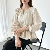 ふんわり大人フェミニン ペプラムバルーンブルゾン アウター | COCOMOMO | 詳細画像6