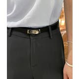 【美脚の答えは、このフレア】 ベルト付き フレアパンツ | COCOMOMO | 詳細画像9