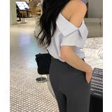 【美脚の答えは、このフレア】 ベルト付き フレアパンツ | COCOMOMO | 詳細画像7
