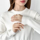 チュールを効かせた大人ニット チュールドッキング ペプラムニット | COCOMOMO | 詳細画像9