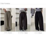 ディープタックで洗練モード感 タックワイドパンツ ワイドパンツ | COCOMOMO | 詳細画像22