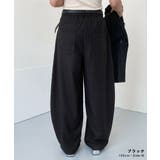 ストライプバレルレッグパンツ コクーンパンツ ワイドパンツ | COCOMOMO | 詳細画像5 