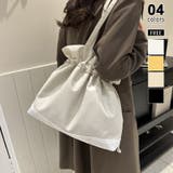 アイボリー | 巾着トートバッグ トートバッグ 巾着バッグ | COCOMOMO