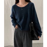 ゆるっと着てバランス美人 ボクシーニット ショート丈ニット | COCOMOMO | 詳細画像42 