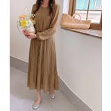 華やぎシフォン プリーツワンピース シフォンワンピース | COCOMOMO | 詳細画像8