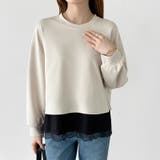 2wayレースペプラムトップス 裾レース ペプラムトップス | COCOMOMO | 詳細画像16