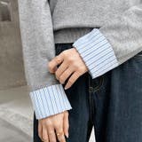 シャツドッキングニット レイヤード風ニット ニット | COCOMOMO | 詳細画像26 