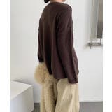 シルエットで魅せる大人ニット ドロップショルダーニット ニット | COCOMOMO | 詳細画像32