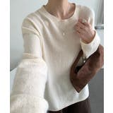 シルエットで魅せる大人ニット ドロップショルダーニット ニット | COCOMOMO | 詳細画像5