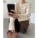 シルエットで魅せる大人ニット ドロップショルダーニット ニット | COCOMOMO | 詳細画像7