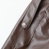 フェイクレザージャケット アウター ジャケット | COCOMOMO | 詳細画像10