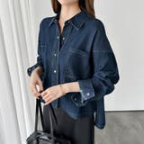 デニムシャツ トップス シャツジャケット | COCOMOMO | 詳細画像19 