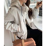 ハイネックフードブルゾン アウター マウンテンパーカー | COCOMOMO | 詳細画像6 