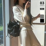 アイボリー | セットアップ ニット パンツ | COCOMOMO