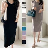 ワンピース ニットワンピース ノースリーブ | COCOMOMO | 詳細画像1 