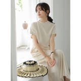 半袖ワンピース Tシャツワンピース ロングワンピース | COCOMOMO | 詳細画像4 