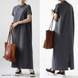 半袖ワンピース Tシャツワンピース ロングワンピース | COCOMOMO | 詳細画像17 
