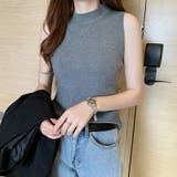 レディース トップス ノースリーブニット | COCOMOMO | 詳細画像5 