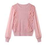 新色追加 春ブラウス レースドッキングカットソーシアートップス | COCOMOMO | 詳細画像23