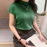 サマーニット 半袖 レディース | COCOMOMO | 詳細画像7 