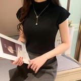 サマーニット 半袖 レディース | COCOMOMO | 詳細画像9 