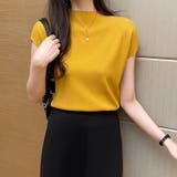 サマーニット 半袖 レディース | COCOMOMO | 詳細画像12 