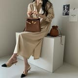 シャツワンピース ロングワンピース 長袖 | COCOMOMO | 詳細画像6 