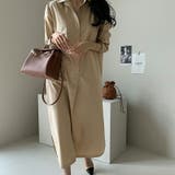 シャツワンピース ロングワンピース 長袖 | COCOMOMO | 詳細画像7 