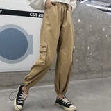 レディースカーゴパンツ 総ゴムボトムス チノパン | COCOMOMO | 詳細画像8 