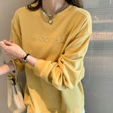 レディース トップス レイヤード スウェット Free 長袖 綿 ゆったり | COCOMOMO | 詳細画像10