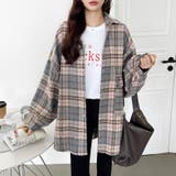 チェック柄シャツ オーバーサイズ ネルシャツ | COCOMOMO | 詳細画像9 