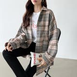 チェック柄シャツ オーバーサイズ ネルシャツ | COCOMOMO | 詳細画像11 