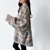 チェック柄シャツ オーバーサイズ ネルシャツ | COCOMOMO | 詳細画像13 