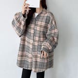 チェック柄シャツ オーバーサイズ ネルシャツ | COCOMOMO | 詳細画像14 